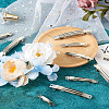 Biyun 100Pcs 4 Style Iron Hair Barrette Findings FIND-BY0001-16-27