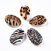 Printed Natural Cowrie Shell Beads SHEL-S266-18-3
