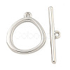 Brass Toggle Clasps KK-A223-04P-2