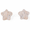 Transparent Crackle Acrylic Beads CACR-N006-13-A01-2