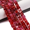 Natural Dragon Veins Agate Beads Strands G-G177-E14-01-1