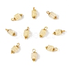 10Pcs Crackle Glass Pendants PALLOY-YW00067-05-1