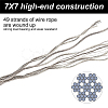 4Roll 304 Stainless Steel Wire TWIR-BC0001-38-3