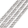 Tarnish Resistant 304 Stainless Steel Mother-Son Figaro Chains CHS-A003H-2.3NK-1