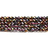 Transparent Electroplate Glass Beads Strands LS-GLAA-H021-01A-HP05-2