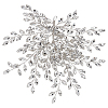 1Pc Brass Hair Decoration Findings KK-FG0001-31-1
