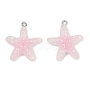 Transparent Resin Pendants RE-CBAF00C-10-2