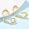 304 Stainless Steel Stud Earrings EJEW-U060-02B-G-3