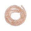 Electroplate Glass Beads Strands EGLA-A044-T1mm-L20-3