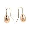 Brass Teardrop Dangle Earrings for Women EJEW-C047-01G-2