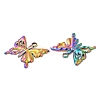 304 Stainless Steel Pendants STAS-Z041-37RC-2