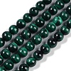 Natural Malachite Beads Strands G-F461-05-8mm-1