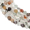 Natural Green Lodolite Quartz Beads Strands G-P611-C30-01-4