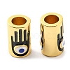 Brass Enamel Beads KK-M247-33G-2