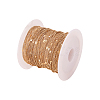 Soldered Brass Coated Iron Curb Chains CH-CJ0001-01A-KCG-3