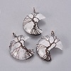 Natural Quartz Crystal Tree of Life Wire Wrapped Pendants G-L520-E06-R-NF-1