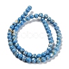 Assembled Synthetic Stone and Trochus Shell Beads Strands G-B128-08B-08-2