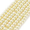 Baking Paint Pearlized Glass Pearl Round Bead Strands X-HY-Q003-6mm-21-2