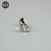 G23 Titanium Micro Pave Cubic Zirconia Cartilage Earrings WG0CACB-11-1