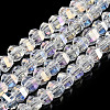 Electroplate Glass Beads Strands EGLA-S176-07B-A01-1