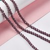 Faceted(32 Facets) Glass Beads Strands EGLA-J042-36A-08-4