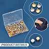 280Pcs 2 Colors 201 Stainless Steel Sew on Prong Settings STAS-UN0051-88-5