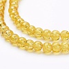 Crackle Glass Beads Strands X-CCG-Q001-4mm-10-3