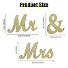 3Pcs 3 Styles Wooden Word Display Decorations AJEW-WH0270-177-2
