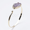 Brass Cuff Bangles BJEW-E316-02-4