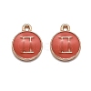 Alloy Enamel Pendants ENAM-S124-01B-12I-1