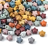 Spray Painted Opaque Acrylic Beads MACR-YW0001-99-1