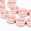 Electroplate Non-magnetic Synthetic Hematite Beads Strands G-L485-24-RG-2