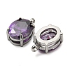 304 Stainless Steel Charms Micro Pave Cubic Zirconia STAS-L022-160P-2