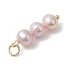 Natural Pearl Potato Pendants PALLOY-JF04849-5
