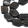 Natural Tektite Beads Strands G-K245-J16-01-3