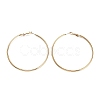 Ring 304 Stainless Steel Hoop Earrings for Women Men EJEW-B049-02G-G-1