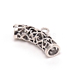 Zinc Alloy Tube Bails TIBEB-WH0001-02-2