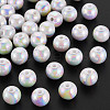 Opaque Acrylic Beads MACR-S370-D10mm-01-1