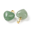 Natural Green Aventurine Pendants G-I311-A06-G-2