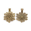 Tibetan Style Alloy Focal Pendants GLF9727Y-NF-2