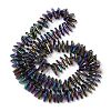 Electroplate Glass Beads Strands GLAA-K061-04A-FB02-2