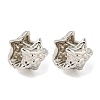 Brass Hoop Earrings EJEW-Q799-03B-P-1