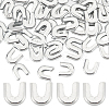 100Pcs Carbon Steel Fishbone Chain End Cap Cover FIND-GF0005-06-1