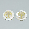 Freshwater Shell Pendants SHEL-Q016-016-2