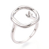 Oval Brass Cup Peg Ring Settings KK-N274-38P-1