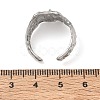 Textured 304 Stainless Steel Finger Rings Components SA-CBA45D5-22P-3