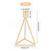 Iron Candle Holder AJEW-WH0171-56B-4