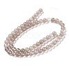 Natural Gray Agate Bead Strands X-G-R193-12-6mm-2