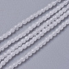 Natural White Jade Beads Strands G-F596-46E-3mm-1