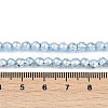 Baking Paint Electroplated Synthetic Non-magnetic Hematite Beads Strands G-H072-A01-01A-4